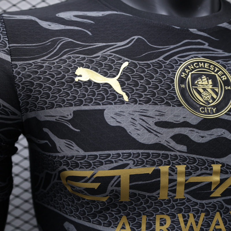 Manchester City 24/25 Special Edition Black Year Of The Dragon Soccer Jersey