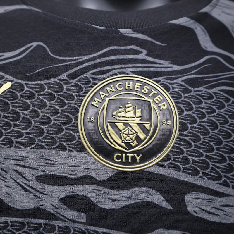 Manchester City 24/25 Special Edition Black Year Of The Dragon Soccer Jersey