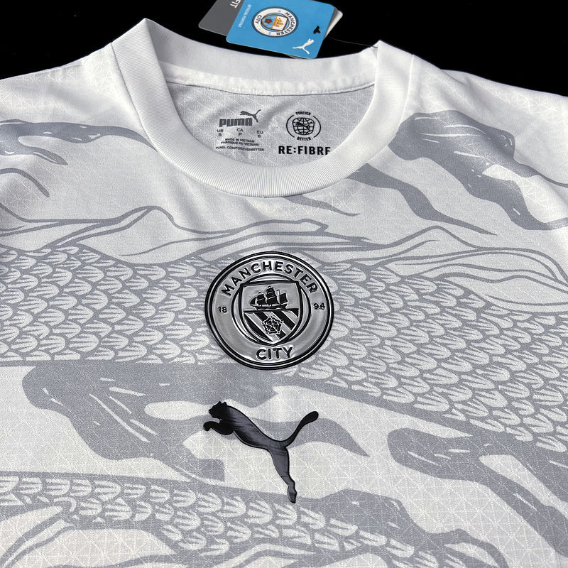 Manchester City 24/25 Special Edition White Year Of The Dragon Soccer Jersey